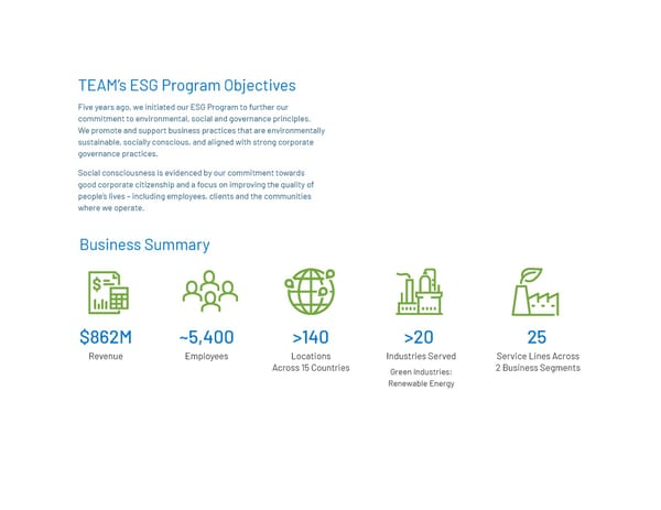 TEAM ESG Profile 2023 Version 2 - Page 3